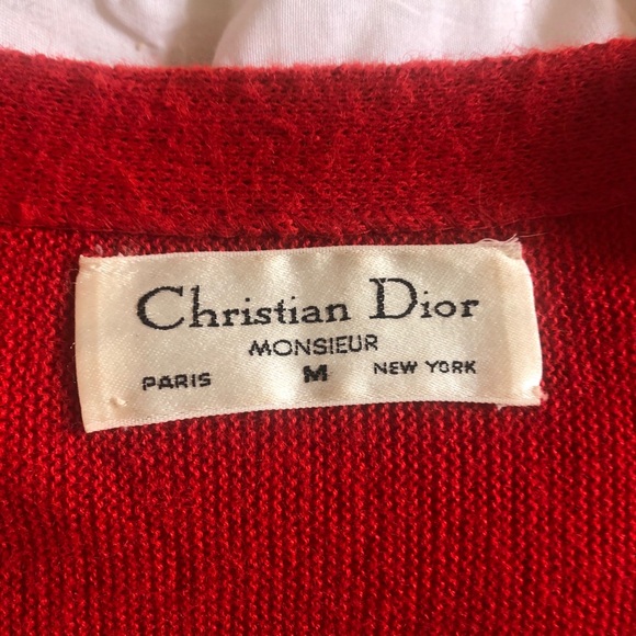 *SOLD* Auth. VINTAGE DESIGNER “Dior” Sweater - Picture 3 of 6